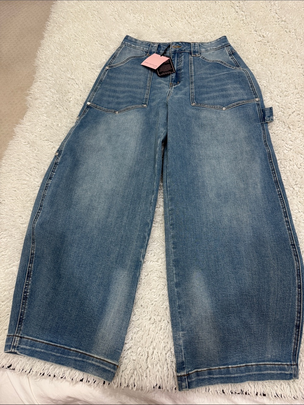 Avec Les Filles high waisted barrel jean -size 29